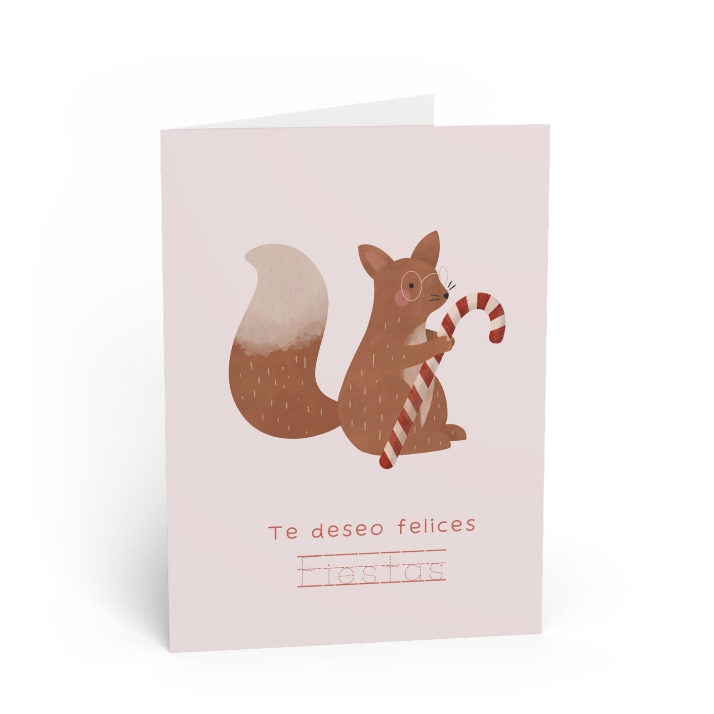 Felicitación Navideña Infantil “Te deseo felices fiestas” | Tarjeta para Colorear y Escribir – Melococó